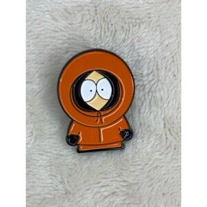South Park Kenny McCormick Enamel Pin - Orange Parka Cartoon Lapel Hat Pin Funny